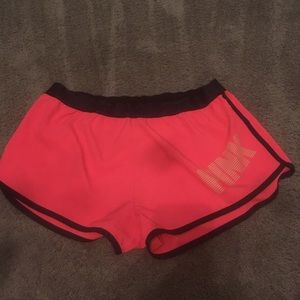 Vs pink temp shorts!